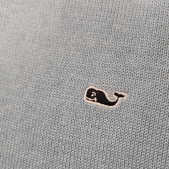 Vineyard Vines Jake Blue Quarter-Zip Sweater  Nwt, XL - Picture 2 of 6